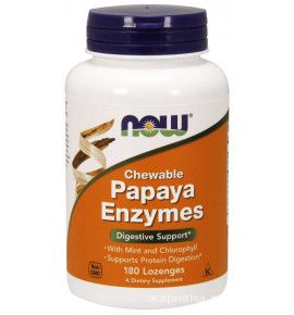 NOW Papaya Enzymes — Папайя Ферменты - БАД